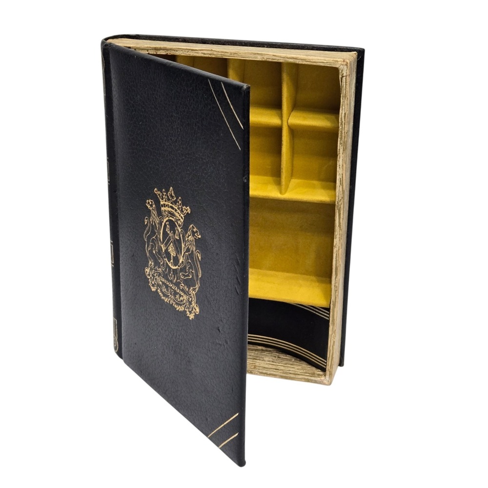 Vintage Hidden Book Safe Jewelry Box Safe Keeping Volume I Fake Book